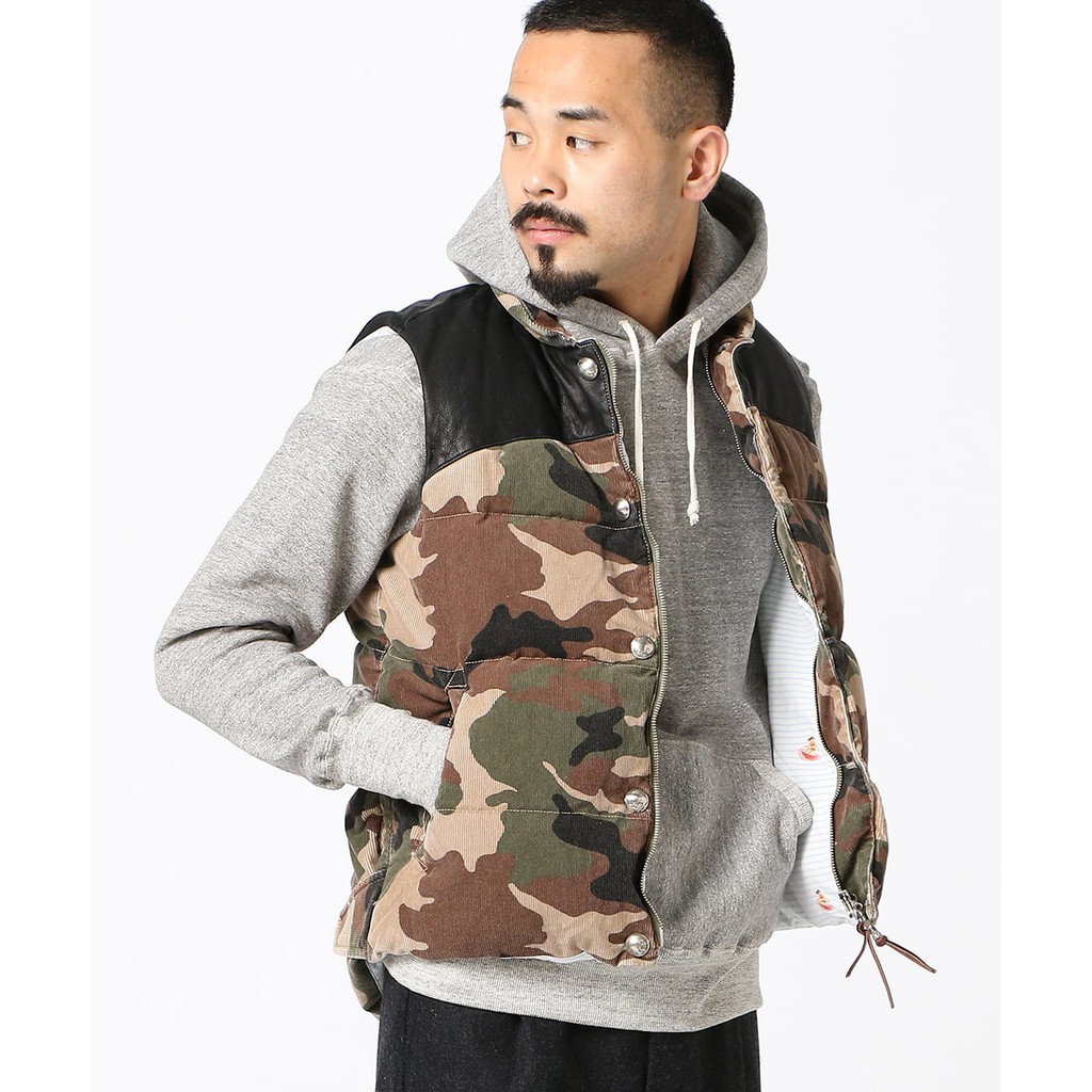 2022年5月新作下旬 REMI RELIEF レミレリーフ カモフラダウンベスト