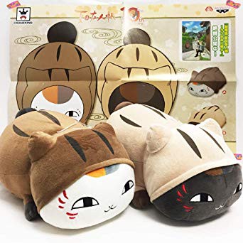 正版景品夏目友人帳貓咪老師玩偶夏目友人帳でっかいニャンコ先生ウリ坊着ぐるみぬいぐるみ 蝦皮購物