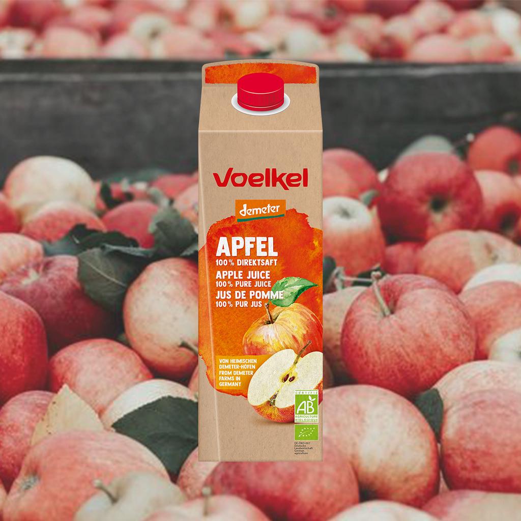 【303好食好物】Voelkel | 德國 維可 蘋果100%原汁1L 非濃縮 多件優惠 蘋果 蘋果汁 果汁 純果汁