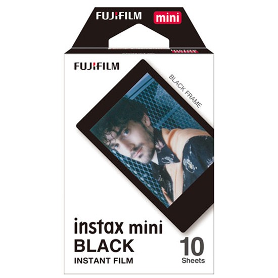 Fujifilm Mini 拍立得底片 BLACK 黑色 邊框 黑框 底片