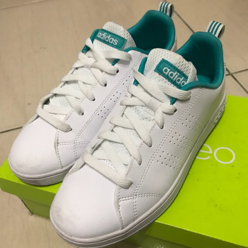 Adidas NEO advantage clean 湖水綠