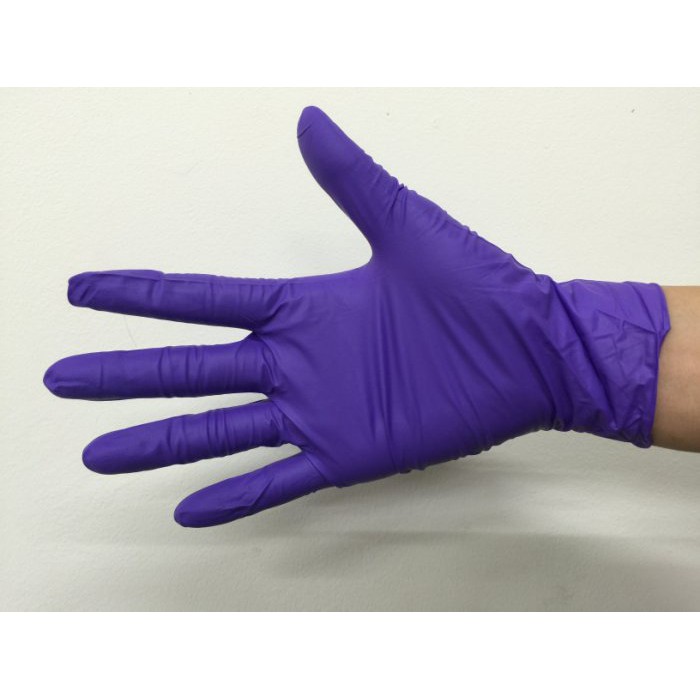 Super Power 無粉NBR【加厚款】手套紫色 耐油手套 檢驗手套 橡膠手套 -含稅價