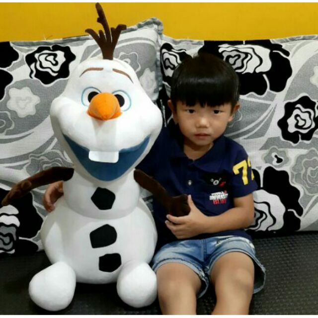 可愛雪寶娃娃~正版迪士尼~雪寶玩偶~Disney~冰雪奇緣雪寶娃娃~雪寶~生日禮物