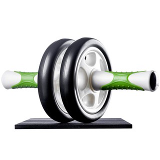 升級靜音健身健腹輪EVA軟胎腹肌鍛煉AB Wheel雙輪健美輪滾輪腹肌輪(組立不用)好用健腹器伏地挺身器健身美腿減肥