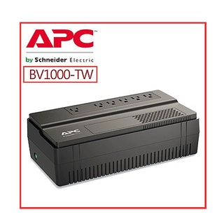 Apc Bv1000-TW/1000VA/600W/(備援+突波*6)插座/在線互動式