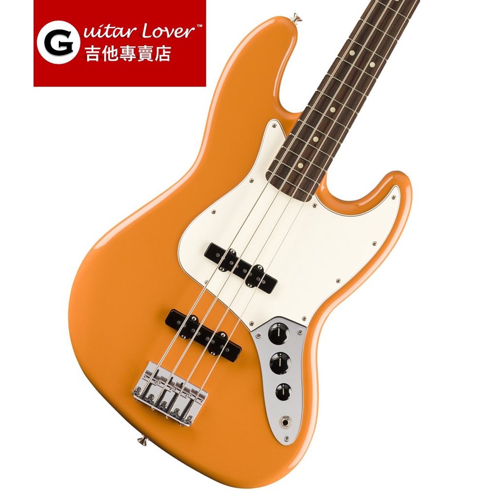 Fender Player Jazz Bass Capri Orange 橘 墨廠