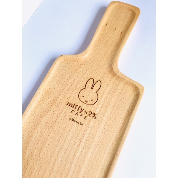 miffy米飛兔木盤米菲兔餐盤起司盤點心盤蛋糕盤長方盤原木餐具