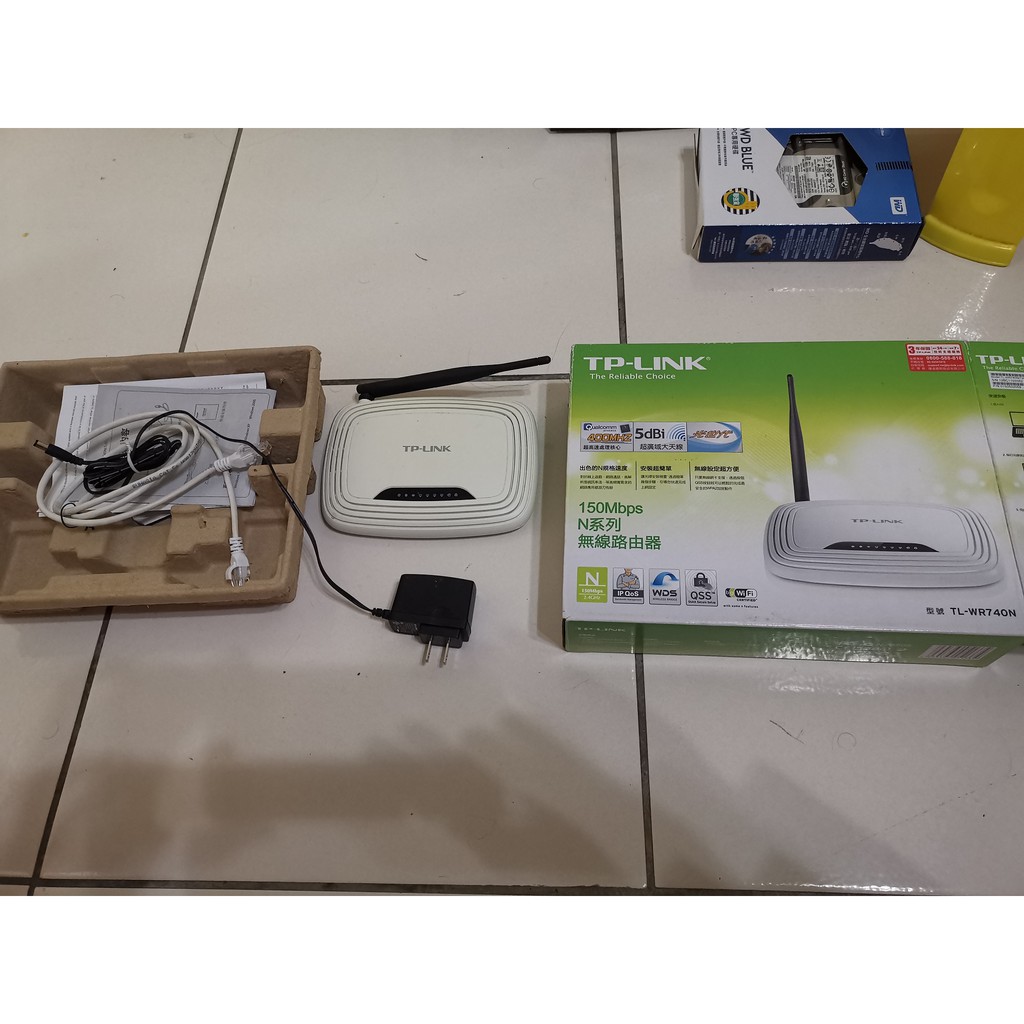 tp-link 150Mbps 無線 N 路由器 TL-WR740N (已過保)