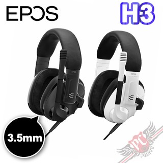 EPOS | H3 封閉式電競耳機 瑪瑙黑 幽靈白 PC PARTY