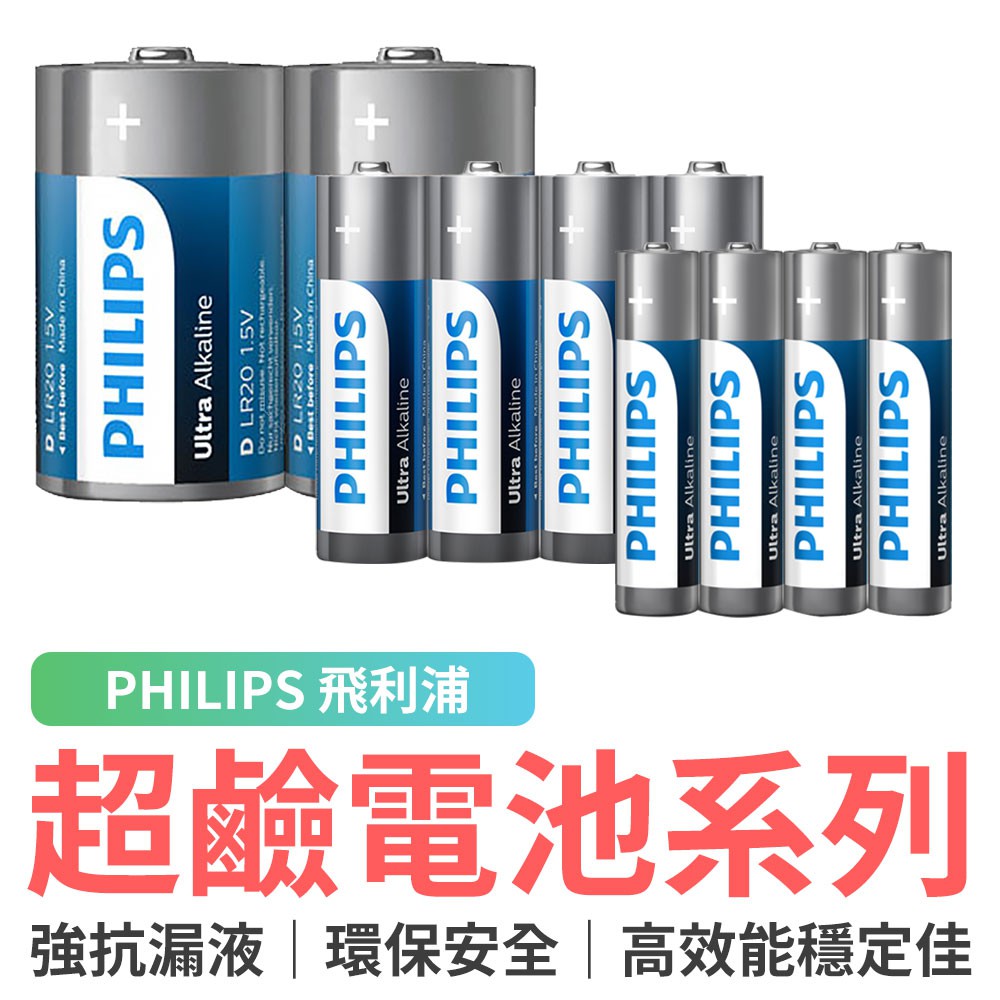 PHILIPS 飛利浦超鹼電池系列 電池 超鹼電池 飛利浦電池 PHILIPS