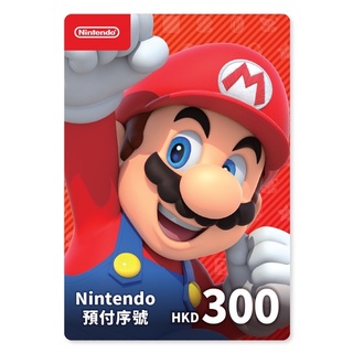 【現貨】 NS 任天堂 Switch Nintendo 預付卡 序號卡 HKD 300 香港eShop