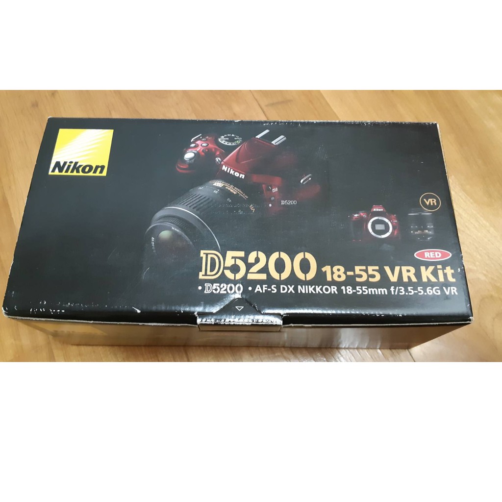 二手 Nikon D5200(紅)18-55原廠標準鏡 簡單上手 輕鬆隨手拍