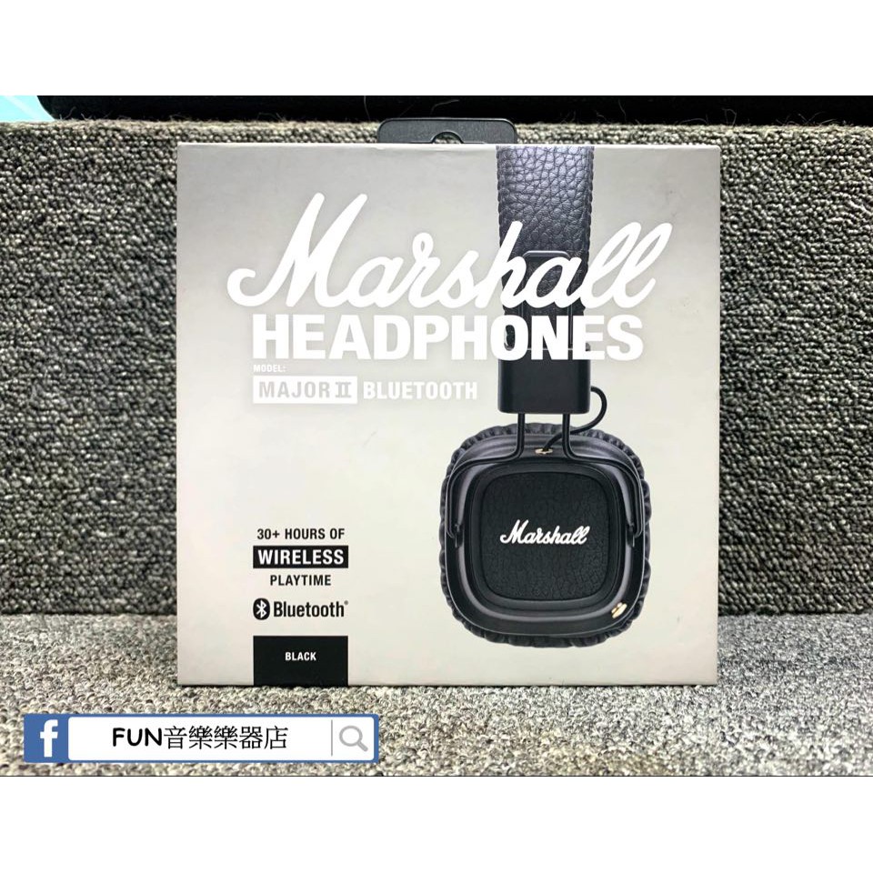 【Fun音樂樂器店】Marshall MAJOR II Bluetooth 藍芽耳機(備貨中)