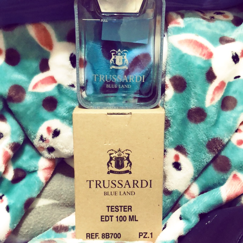 TRUSSARDI - blue land 男性淡香水 100ml (正貨試用品）