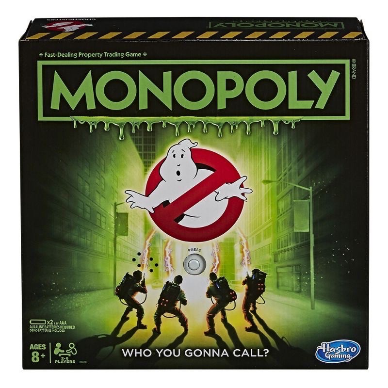 （卡司旗艦）孩之寶 地產大亨 Monopoly 魔鬼剋星 收藏版 桌遊 大富翁 抓鬼 代理版