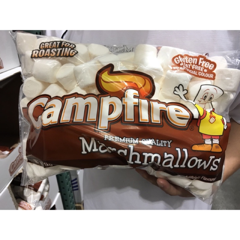 COSTCO好市多代購 棉花糖 1公斤 Campfire marshmallows 蝦皮購物