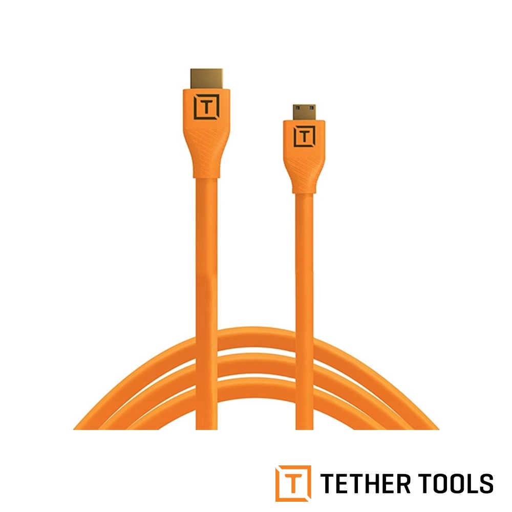 TETHER TOOLS Tether Pro H2C15-ORG HDMI Mini to HDMI 2.0 傳輸線