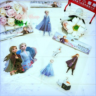 【Ts Shop】迪士尼 公主 安娜 艾莎 防水貼紙 玻璃貼紙 摩托車貼紙 安全帽貼紙 汽車貼紙 雪寶 冰雪奇緣2