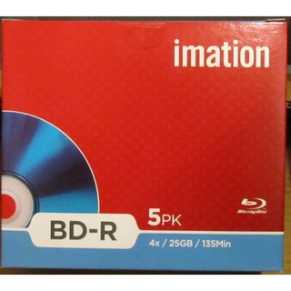 Imation BD-R 4X 25GB 5片裝 藍光燒錄片