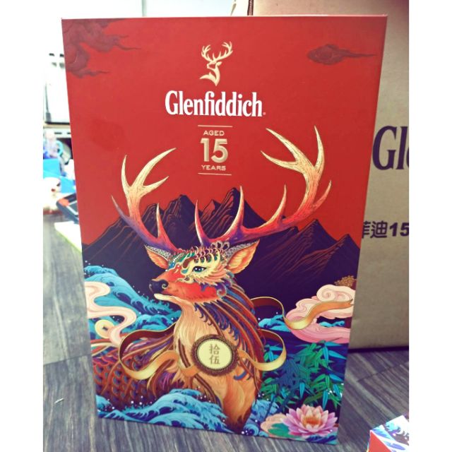 格蘭菲迪15年福祿新年 限量 禮盒 空盒 蝦皮購物