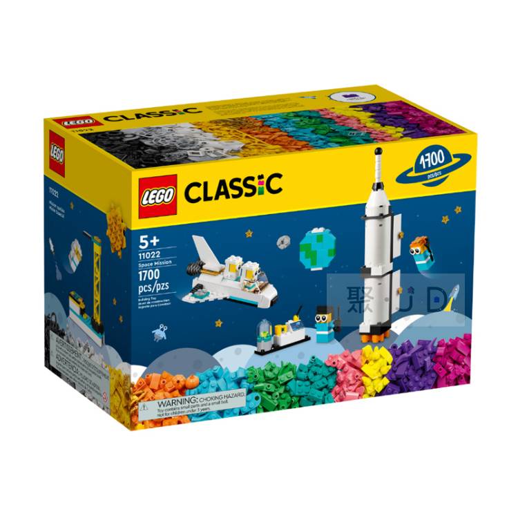 聚聚玩具 【正版】11022 LEGO 樂高積木 Classic-太空任務