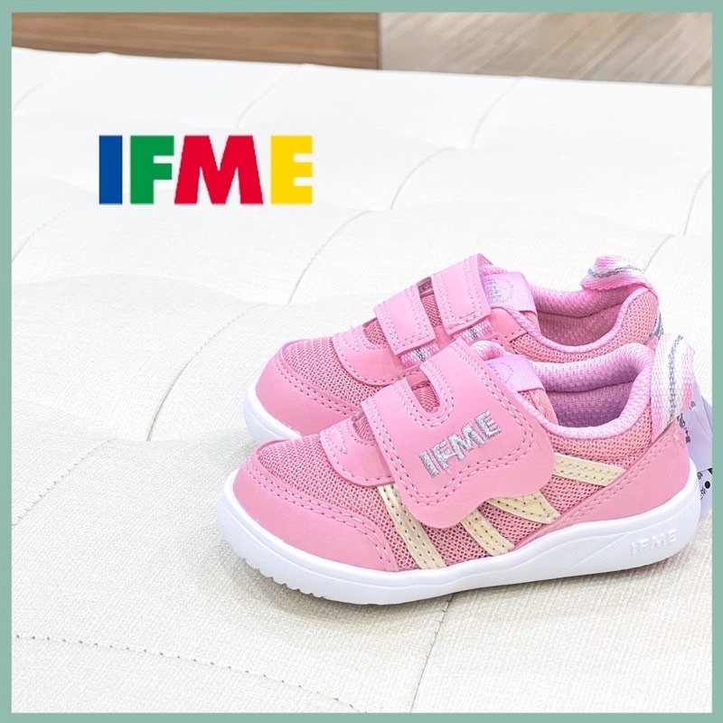 售全新粉色IFME 女童寶寶鞋 學步鞋 機能鞋 尺寸：14