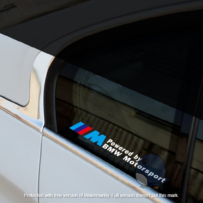 🔥台灣現貨🔥BMW 寶馬 M Performance 三角窗貼 後檔貼玻璃貼紙 改裝車貼X1 X2 X3 X4 M3