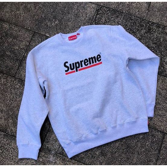 underline crewneck supreme