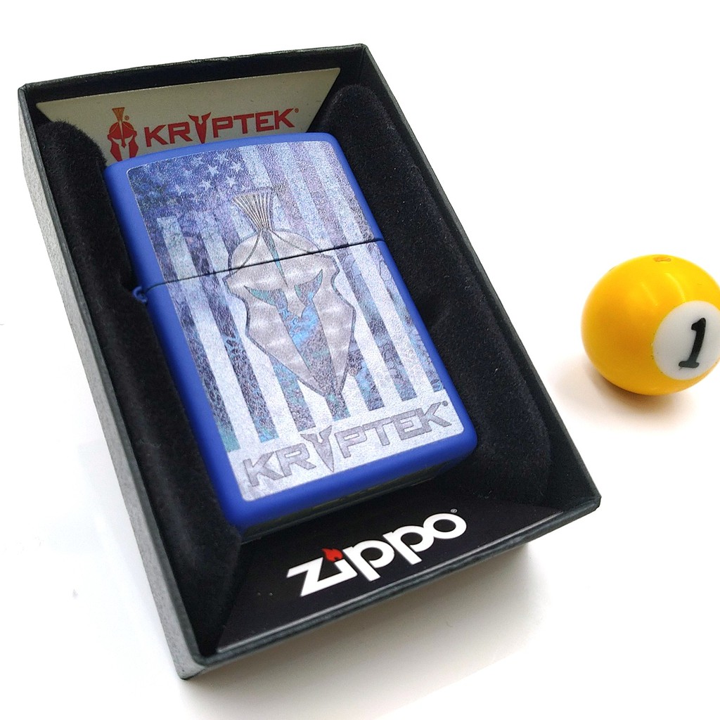 原廠正品附發票 美國ZIPPO打火機 Kryptek仿生迷彩聯名系列 (皇家藍消光烤漆-型號49179) ✦球球玉米斗✦