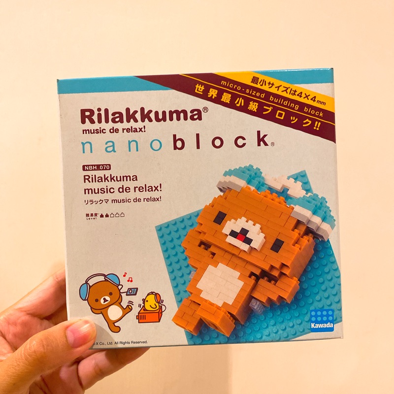 全新日本拉拉熊nanoblock 積木公仔/盒玩現貨