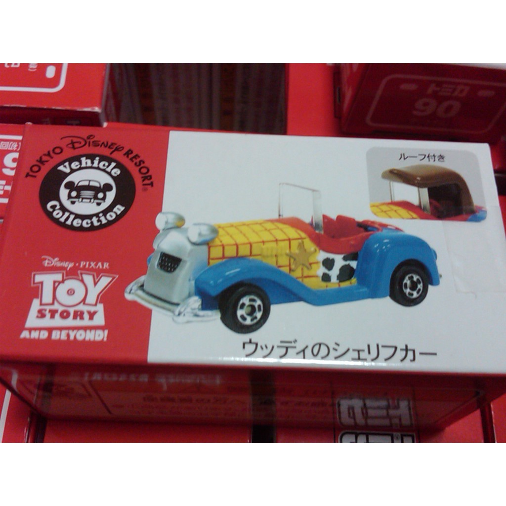 【TOMICA多美小汽車】多美小汽車 東京迪士尼樂園 限定 胡迪敞篷車