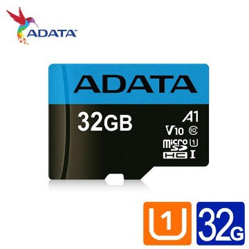 ADATA 威剛 32G 64G 128G microSD TF 記憶卡 U1 C10 A1 公司貨終生保固