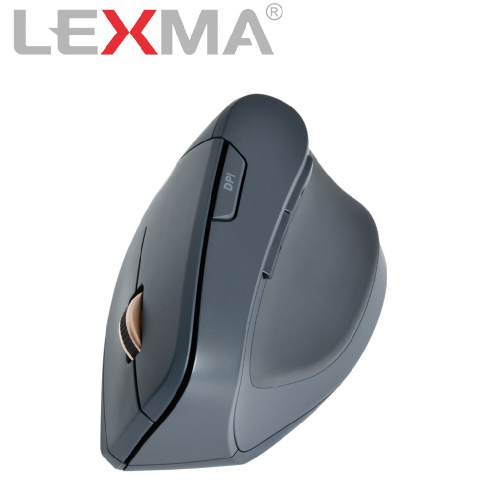 LEXMA M985R 人體工學直立無線滑鼠 廠商直送