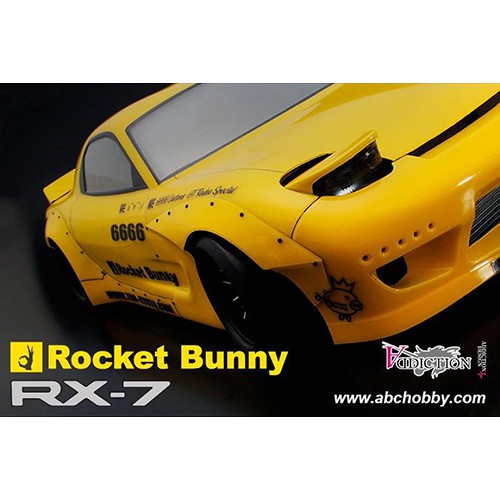 Tsr Abc Hobby 1 10 Mazda Rx 7 Fd 火箭兔大包寬體遙控甩尾飄移車透明車殼 蝦皮購物