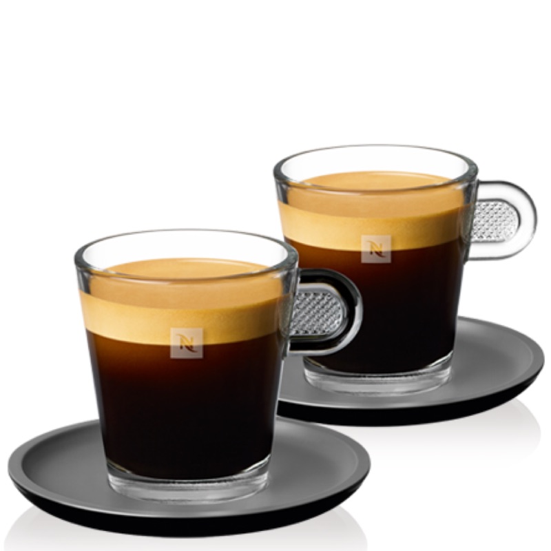 Nespresso View Lungo 咖啡杯盤組 （每組2杯盤）