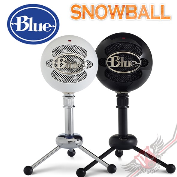 美國 BLUE SNOWBALL 雪球 USB 麥克風 黑 白 PC PARTY