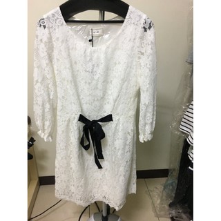 日本品牌 ef-de 白色蕾絲洋裝『現貨』
