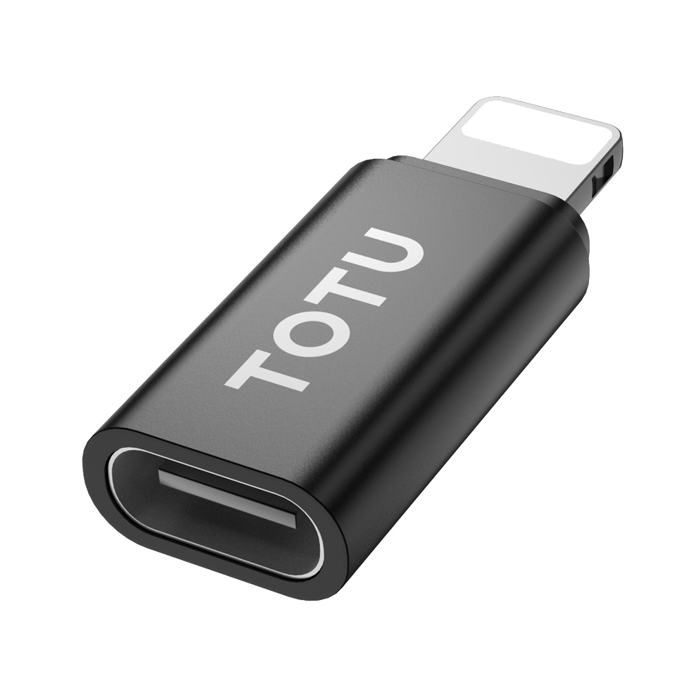 TOTU Type-C 轉 iPhone Lightning 轉接頭 轉接器 3A快充 充電傳輸 酷睿系列