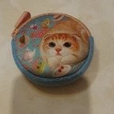 亨利屋石頭貓甜點貓咪零錢包
