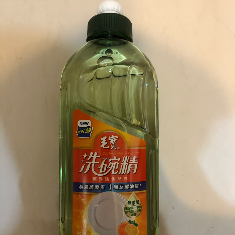 毛寶 洗碗精 小蘇打/潔淨強化配方/植物性椰子油醇配方450g