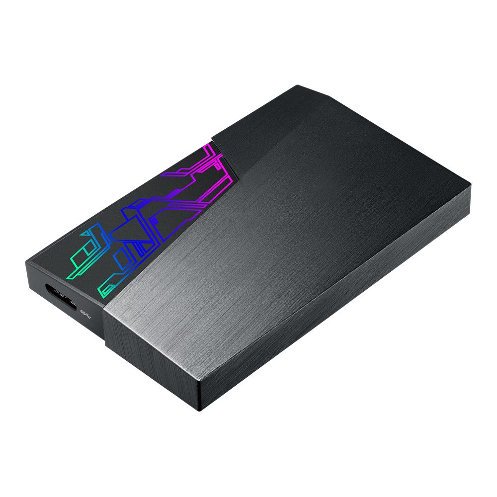【全新】ASUS FX 外接式硬碟(EHD-A1T)/ARGB同步燈效/USB 3.1 Gen1/資料加密/自動備份