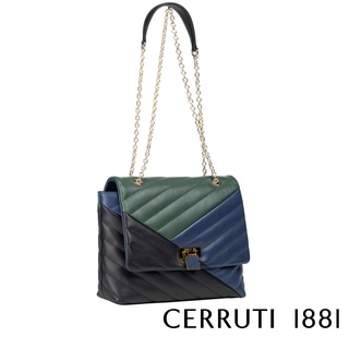 【Cerruti 1881】頂級 義大利 小牛皮 肩背包 CERRUTIS系列(CEBA05590M)