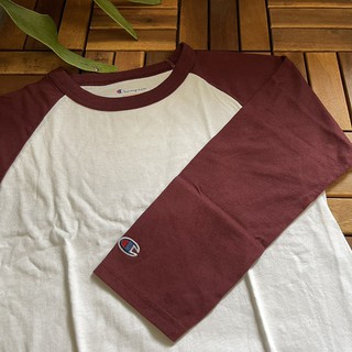 {XENO} 全新正品 美版 Champion Raglan Baseball tee 七分袖 棒球踢