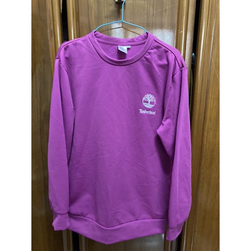(二手）Timberland 紫色長袖上衣-XL