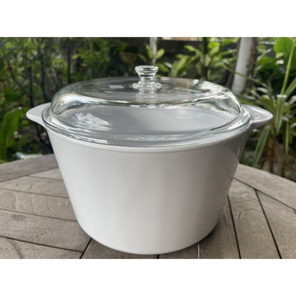 樂美雅 Luminarc 法國製湯鍋 5L 電磁爐專用 法國白色湯鍋 Luminarc Amberline 白色 圓身