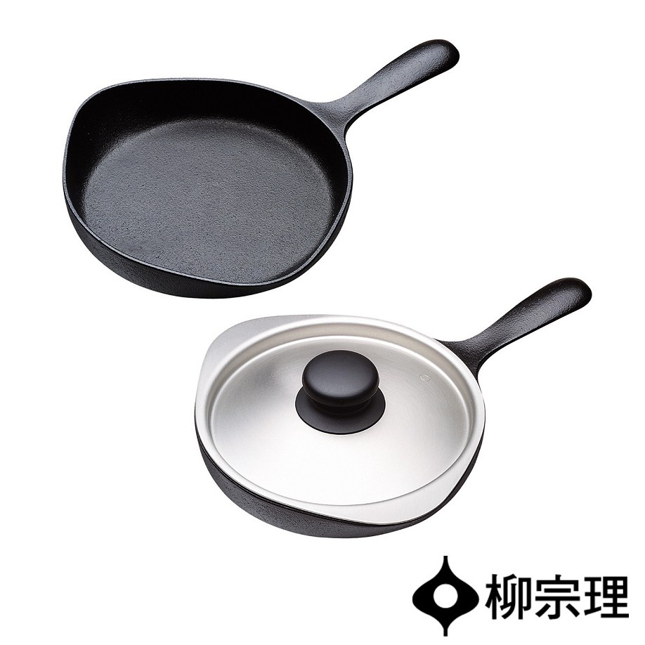 日本柳宗理 南部鐵器迷你煎盤 無蓋 不銹鋼蓋 煎鍋鐵鍋煎牛排露營野炊烤肉 屋外生活 蝦皮購物