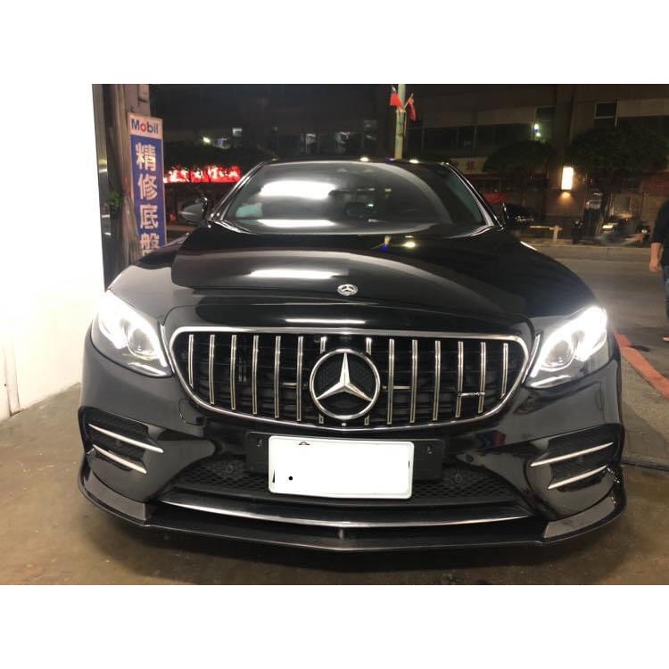 賓士 Benz W213 S213 F款碳纖維前下巴 E250前唇 E300碳纖前下巴 E43碳纖維前定風翼