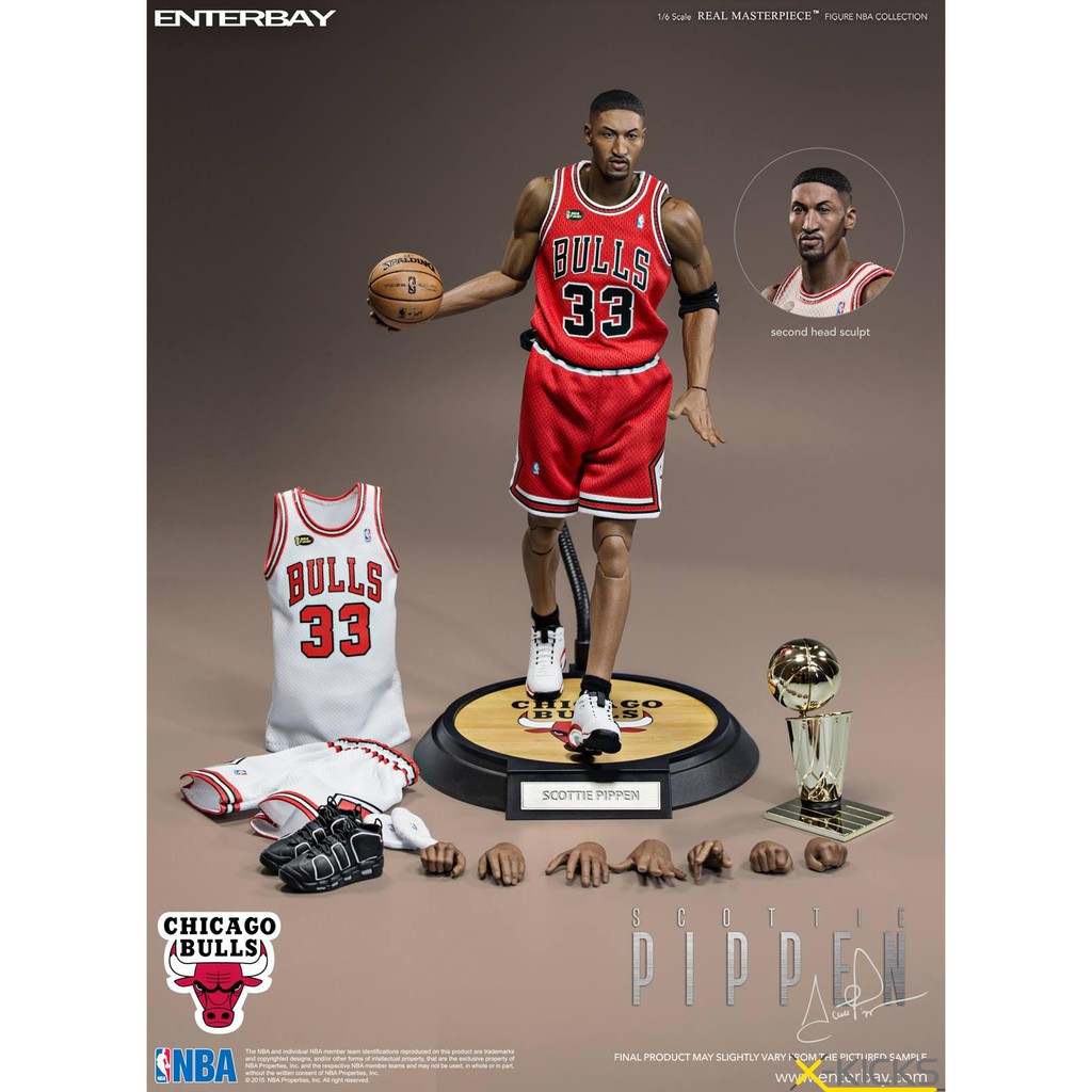 全新未拆 ENTERBAY 1/6 皮朋 Scottie Pippen NBA 非 JORDAN KOBE James