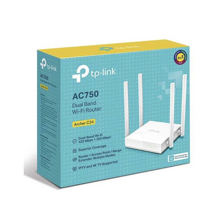 【lori life 洛瑞生活坊】TP-Link Archer C24 AC750 雙頻 Wi-Fi無線網路路由器 wi