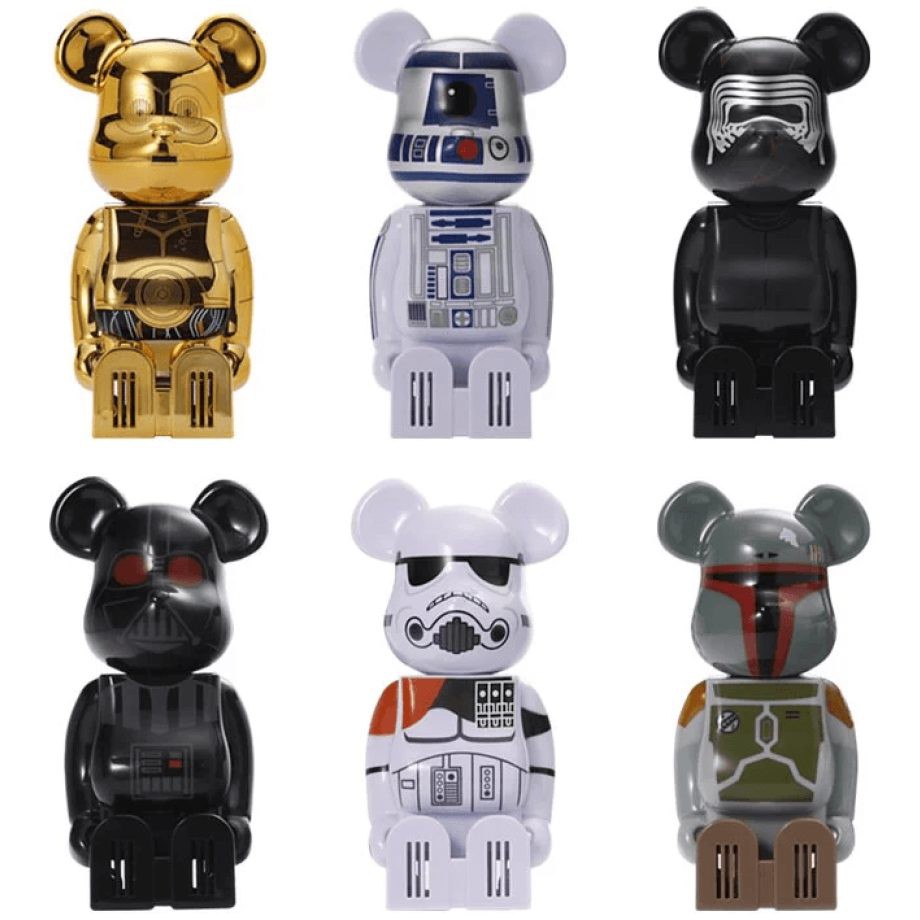 【BE@RBRICK】庫柏力克熊 x Cleverin日本加護靈 星際大戰Star Wars造型容器-單隻(隨機出貨)